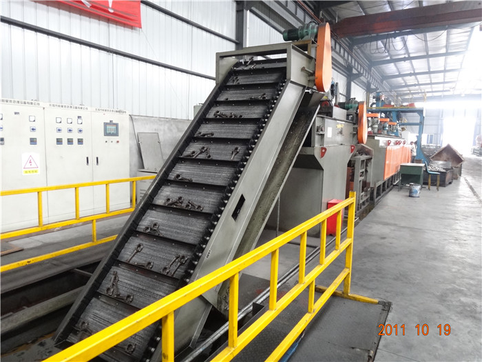 裙边隔板式皮带线